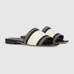 Gucci Women’s slide sandal with Web - Image 6